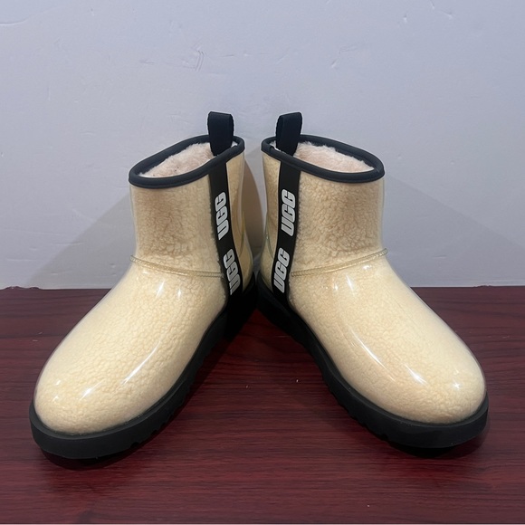 Ugg, Women, Classic Clear Mini, 1113190, Cream & Black - Picture 12 of 13
